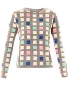 Chinti & Parker Exclusive Grid Cashmere Sweater - Lyst