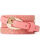 Forever 21 Total Stud Waist Belt - Lyst
