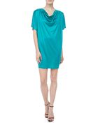 Michael Kors Silk Jersey Draped Dress - Lyst