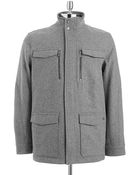 Calvin Klein Wool Jacket - Lyst