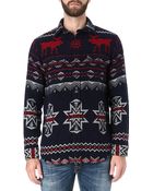 Ralph Lauren Fair Isle Patterned Shirt - Lyst
