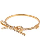 Kate Spade Skinny Mini Bow Bangle - Lyst