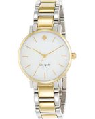 Kate Spade Gramercy Stainless Steel Watch Steel Gold - Lyst