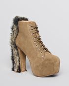 Jeffrey Campbell Platform Booties Lita Hawk - Lyst