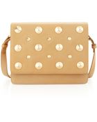 Be & D Louise Stud-Flap Shoulder Bag - Lyst