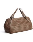 Bottega Veneta Brown Intrecciato Leather Hobo - Lyst