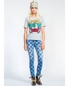 House of Holland Polka Dot Skinny Jean - Lyst