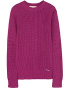 MICHAEL Michael Kors Chunky-knit Cotton-blend Sweater - Lyst