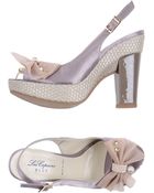 Blue Les Copains Sandals - Lyst