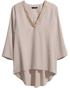 H&M Chiffon Blouse - Lyst