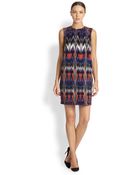 M Missoni Abstract Ikat Shift Dress - Lyst
