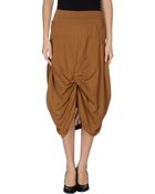 Manila Grace Knee Length Skirt - Lyst