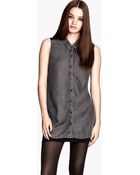 H&M Sleeveless Blouse - Lyst