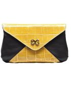 Alexandra De Curtis Sabrina Clutch - Brown/Yellow - Lyst
