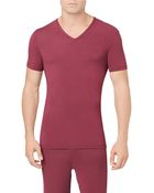 Calvin Klein Modal Vneck Shirt - Lyst