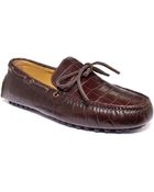 Cole Haan Air Grant Croc Print Drivers - Lyst