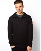 Asos Esprit Sweater in Cable Knit - Lyst