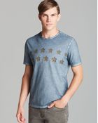 John Varvatos Usa Marble Wash Stencil Star Tee - Lyst