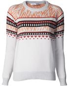 Proenza Schouler Intarsia Sweater - Lyst