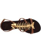 Giuseppe Zanotti flats flat sandals - Lyst