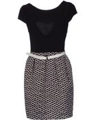 Alice + Olivia Alice+Olivia Short Dress - Lyst