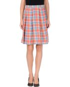 Boy by Band of Outsiders Knee Length Skirt - Lyst