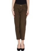 Current/Elliott Denim Pants - Lyst