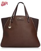 DKNY Saffiano Large Zip Tote - Lyst