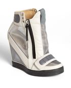 L.a.m.b. Stephanie High Top Wedge Sneaker - Lyst