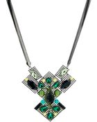 Asos Premium Puzzle Jewel Necklace - Lyst