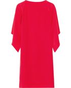 Maison Margiela Shawl-Effect Silk Dress - Lyst