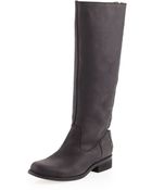 Steven By Steve Madden Rannt Studtrim Boot Black - Lyst