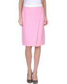 Costume National Knee Length Skirt - Lyst