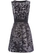 Karen Millen Beautiful Fur Print Prom Dress - Lyst