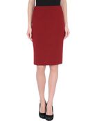 Lanvin Knee Length Skirt - Lyst