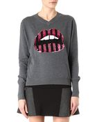 Markus Lupfer Lara Lips Sequin Jumper - Lyst