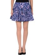 RED Valentino Mini Skirt - Lyst