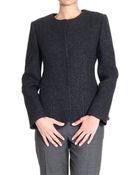 Giorgio Armani Jackets Neckless Squared Lurex - Lyst