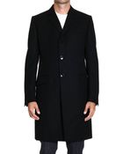 Gucci Coat 3b Classic Wool - Lyst