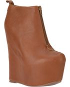 Jeffrey Campbell Platform Bootie - Lyst