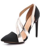 L.a.m.b. Lynn Asymmetrical Strappy Pumps - Lyst