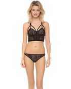 Lonely Sabel Underwire Longline Bra - Lyst