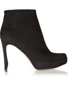 Nicholas Kirkwood Suede Platform Ankle Boots - Lyst
