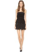 Nina Ricci Strapless Cocktail Dress - Lyst