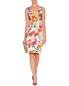Moschino Floral Print Dress - Lyst