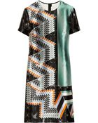 Peter Pilotto Kado Printed Silk twill Dress - Lyst