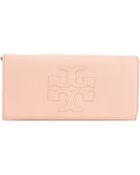 Tory Burch Logo Embossed Shoulder Bag - Lyst