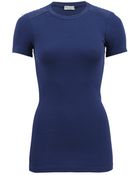 Brunello Cucinelli Short Sleeve Biker Detailed Rib Tee - Lyst