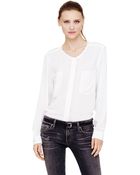 Club Monaco Carolina Button Down Shirt - Lyst