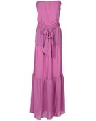 Haute Hippie Long Dress - Lyst